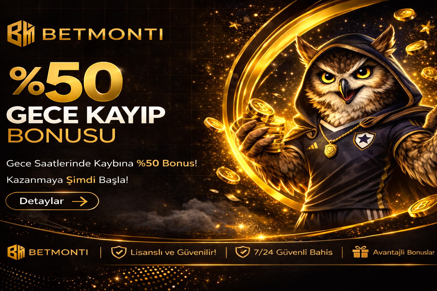 ★ %50 Gece Kayıp Bonusu ★